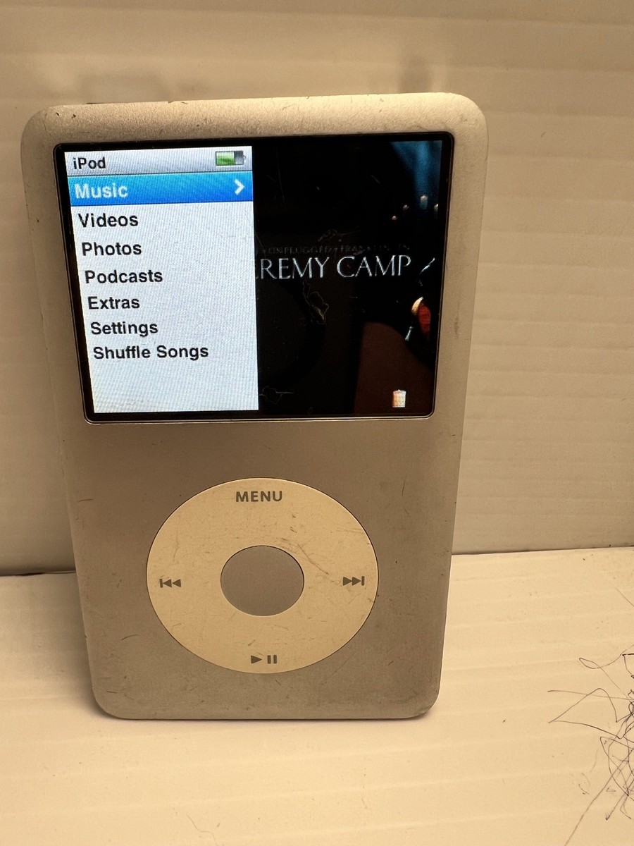 Apple iPod classic 6th Generation Silver (80GB) WORKING-TESTED | eBay