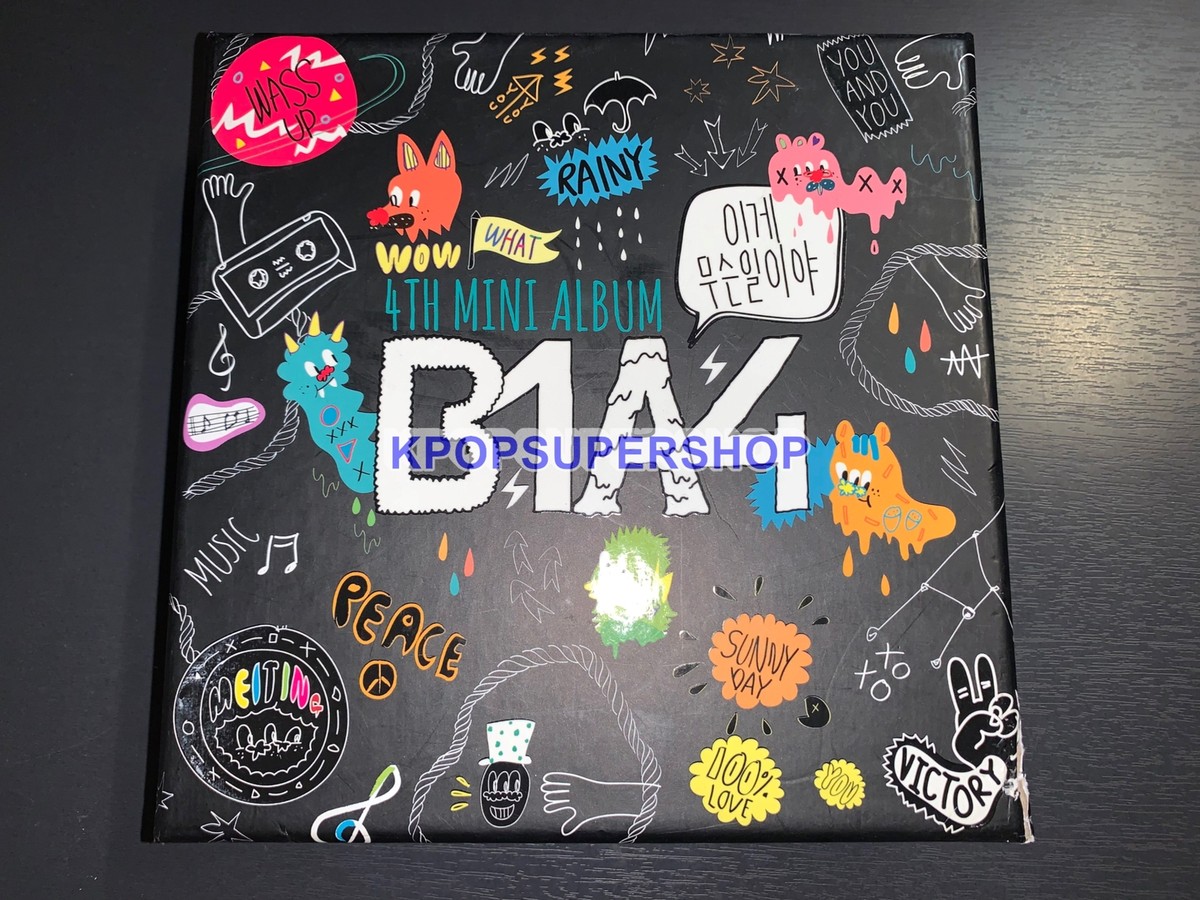 B1A4 4th Mini Album What's Going On CD Photobook Baro Stickers