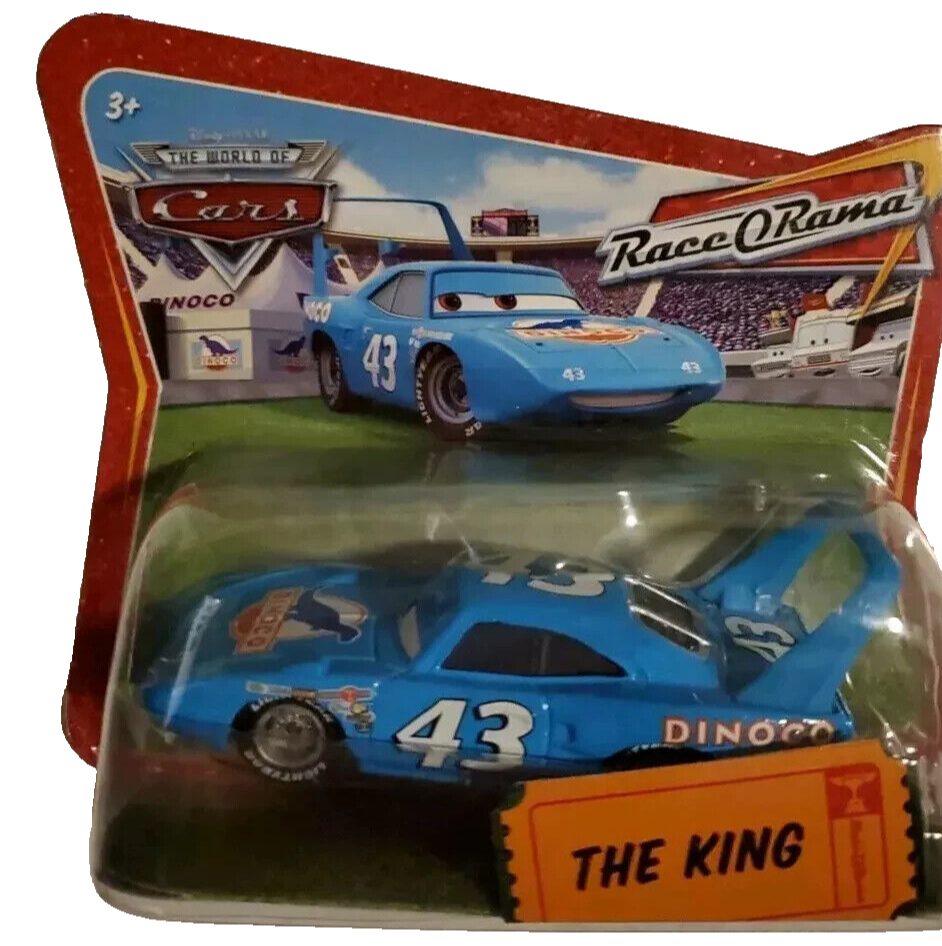Disney Cars Race Rama THE KING Short Card Check-out 1:55 Scale