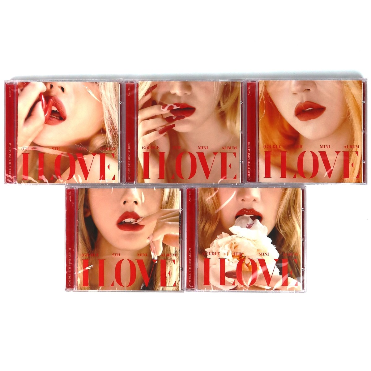 G)I-DLE - I Love [Jewel Ver.] 5th Mini Album CD 5 Member Versions