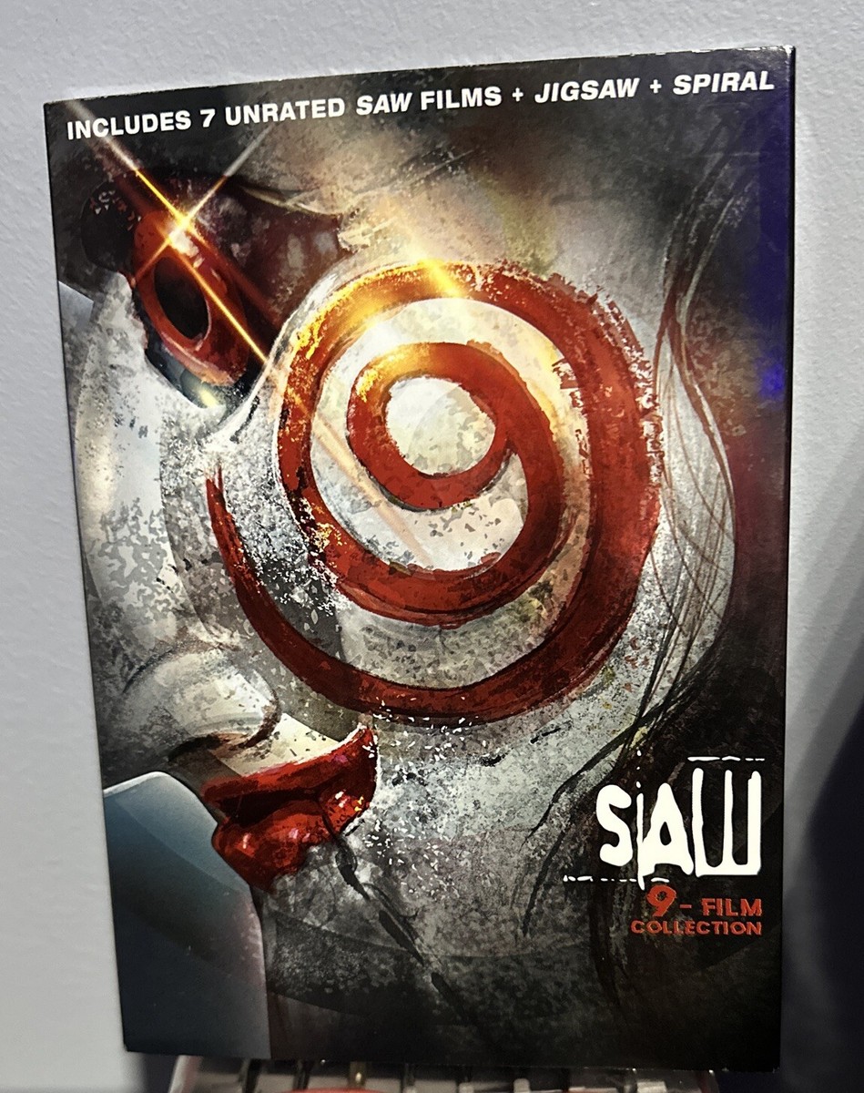 Saw Franchise 9 Film Collection DVD Unrated Jigsaw Spiral Horror W