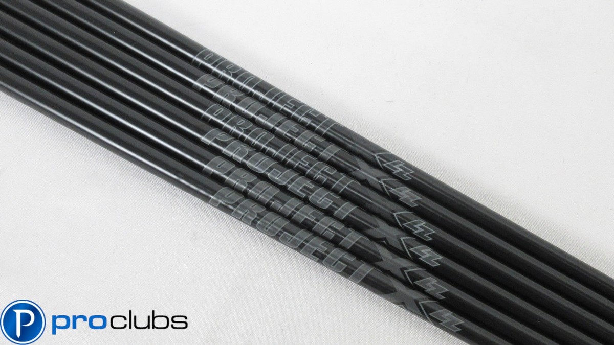 NEW PROJECT X LZ BLACKOUT PVD 5.5 REGULAR FLEX STEEL IRON SHAFTS 5