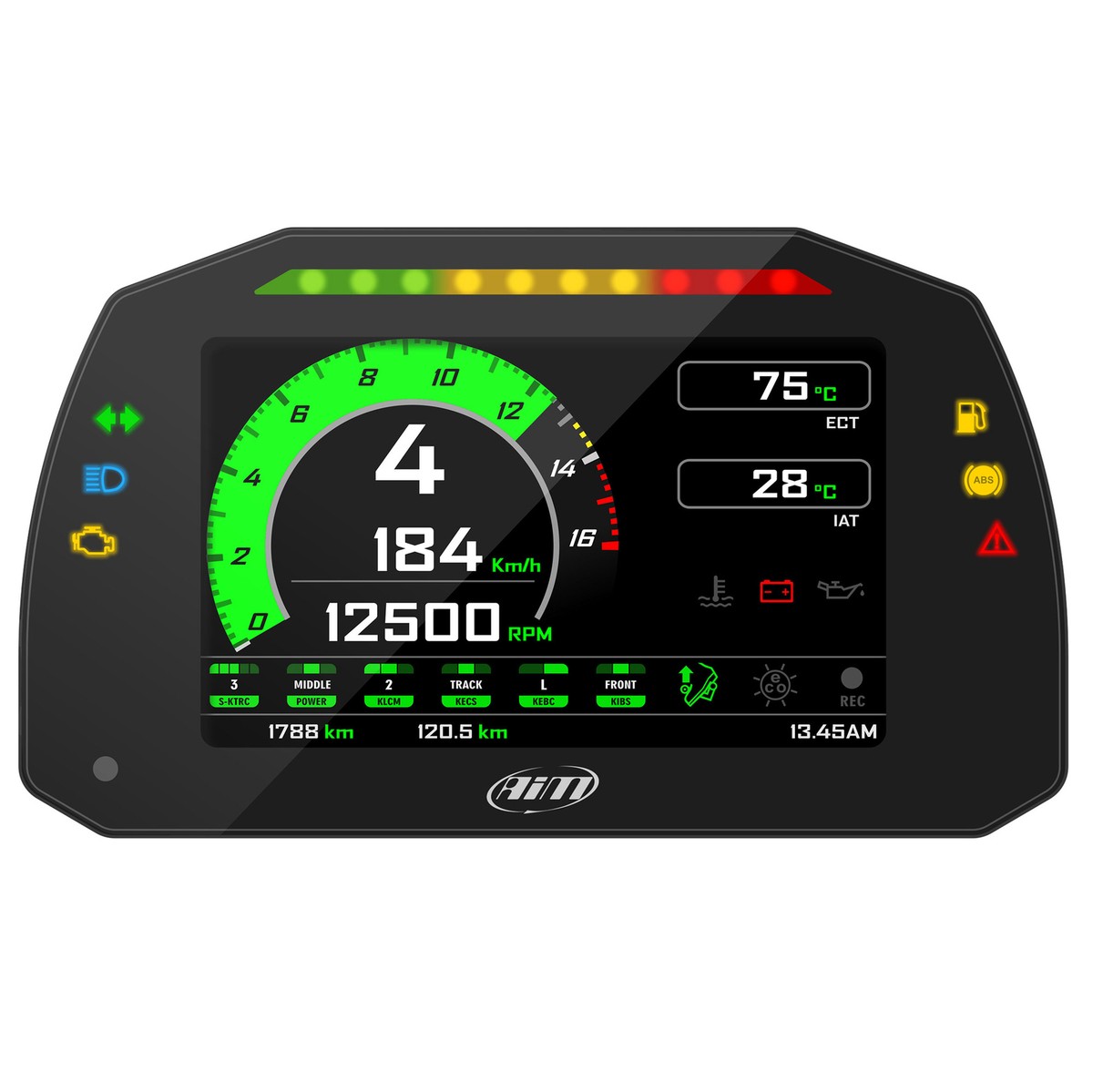 AiM Motorsport MXK10 Kawasaki ZX-10R (Gen5 16-19) Plug & Play Dash
