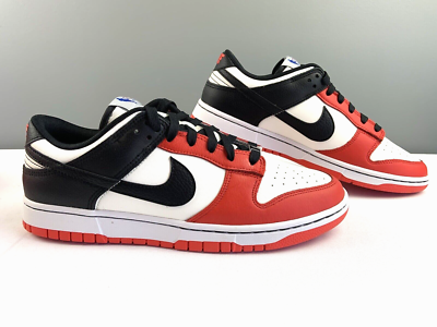 Nike Dunk Low EMB NBA 75th Anniversary Chicago DD3363-100 Size 10