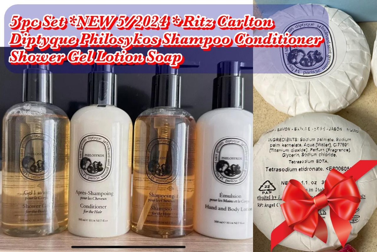 Diptyque Philosykos x RITZ Shampoo Conditioner Lotion Shower Gel