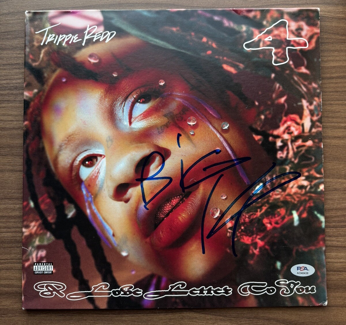 Trippie Redd Signed Autograph Album LP Vinyl PSA/DNA COA A Love