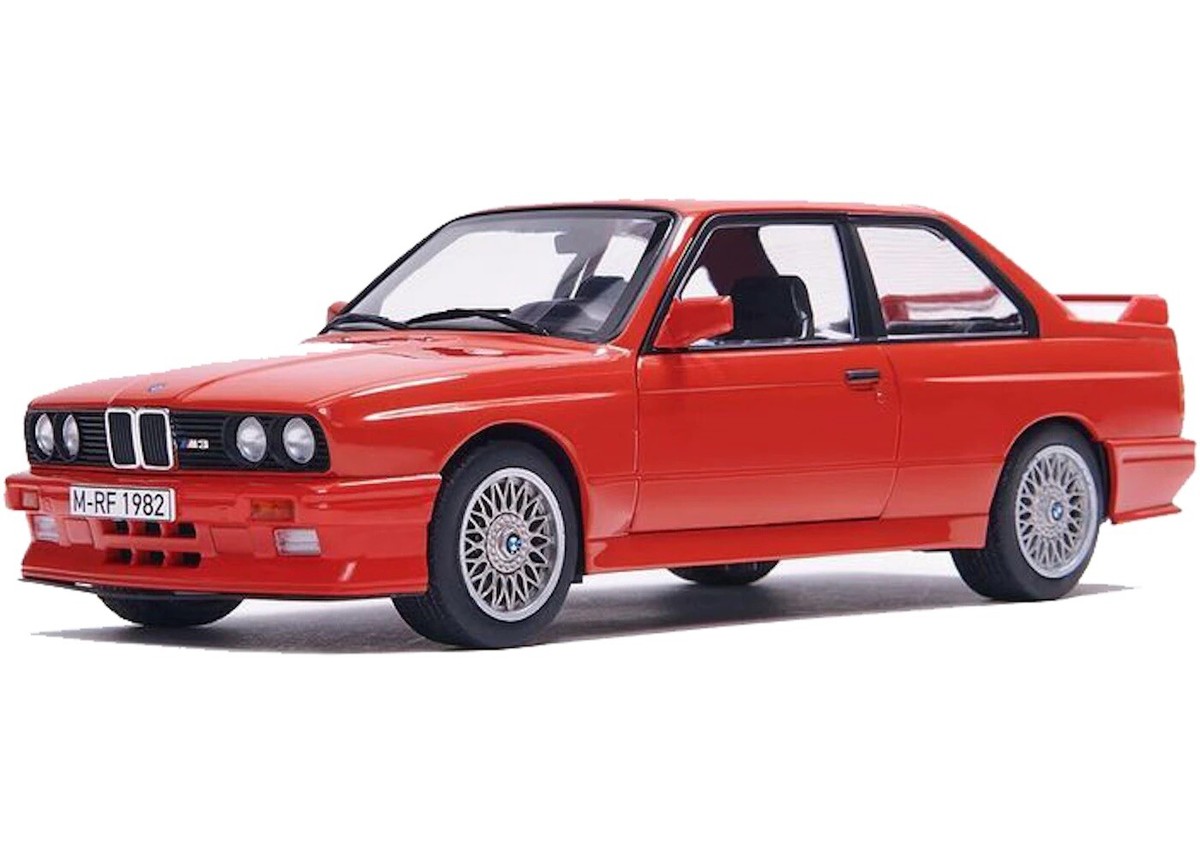 Ronnie Fieg's Kith BMW M3 E30 Red Diecast Replica 1:18 Scale Car