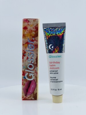 Glossier Birthday Balm Dotcom Universal Skin Salve .5 oz Original