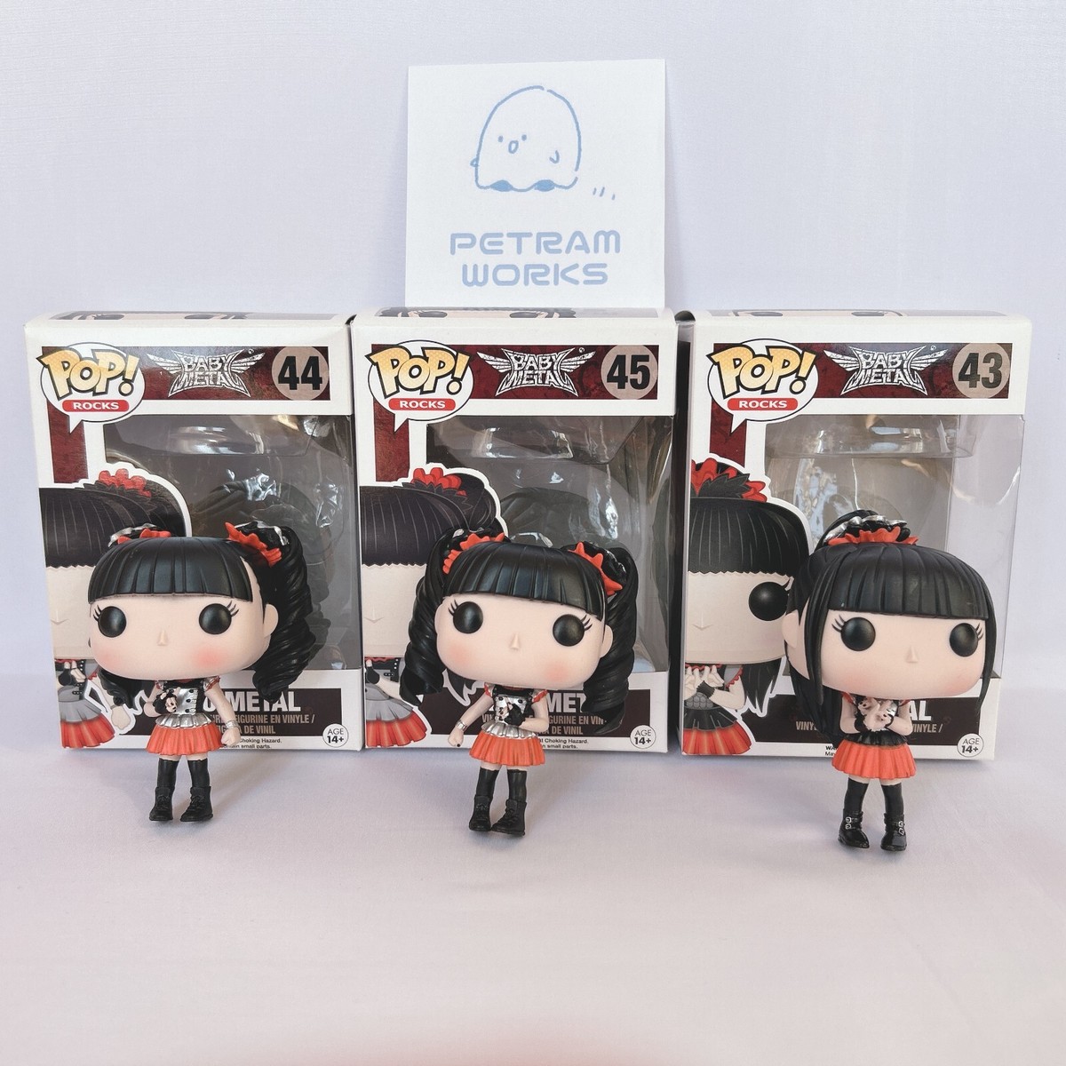 POP! ROCKS BABY METAL FUNKO SU-METAL YUIMETAL MOAMETAL 3 SET
