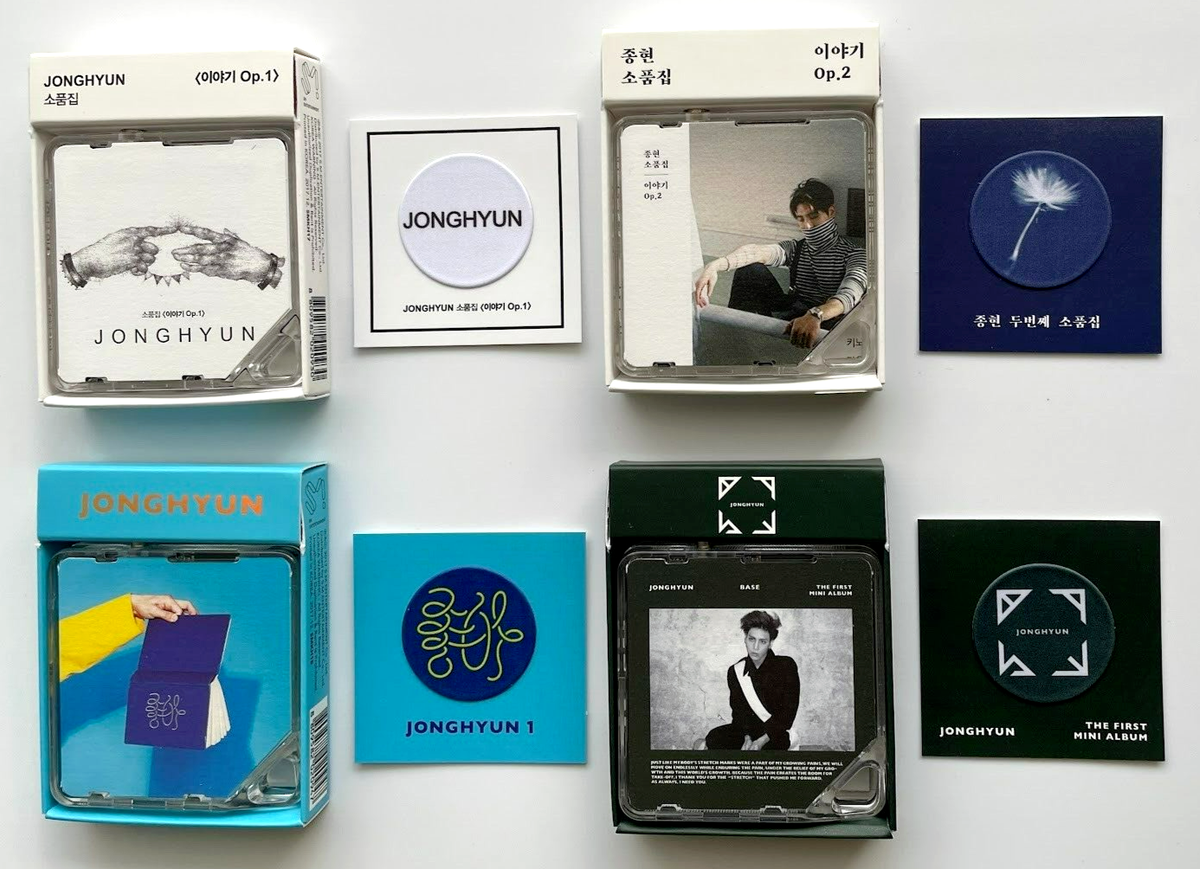 SHINee JONGHYUN Kihno Kit Album Full Set Op.1 Op.2 SHE IS BASE | eBay