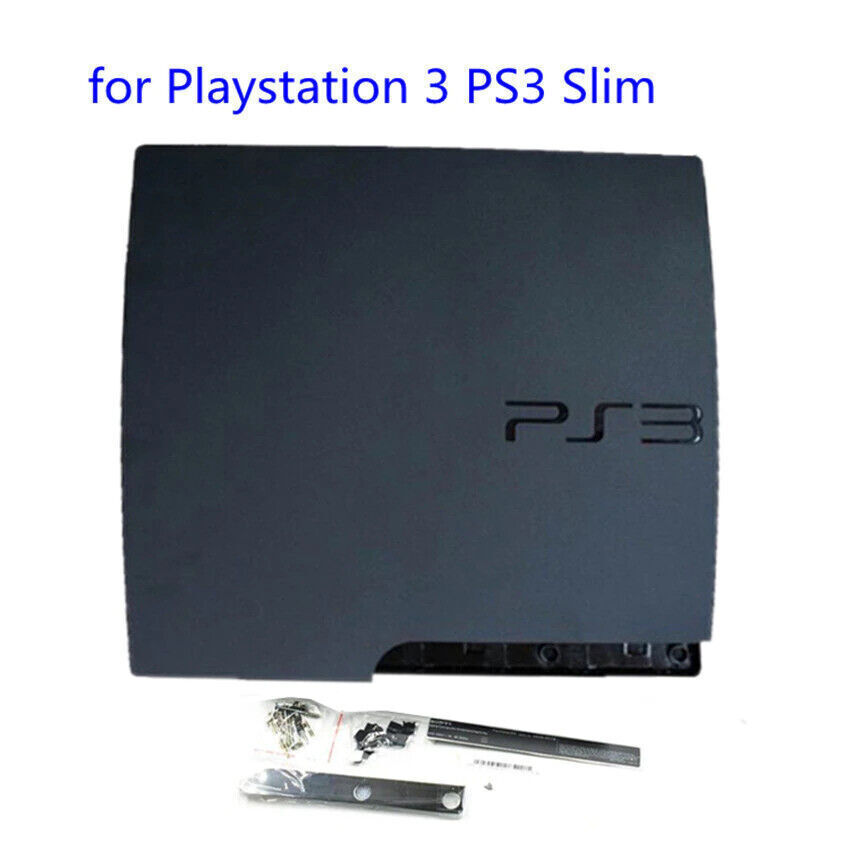 For PS3 Slim Console 2000 20XX 2500 - White Black Complete Housing