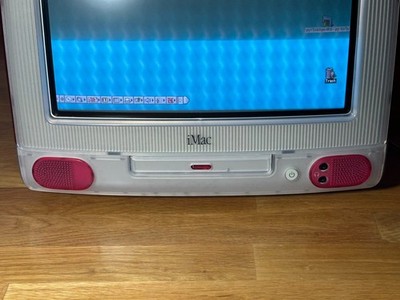 Apple iMac G3 Strawberry - 333MHz 512MB RAM 64GB SSD | OS 9 - OS X