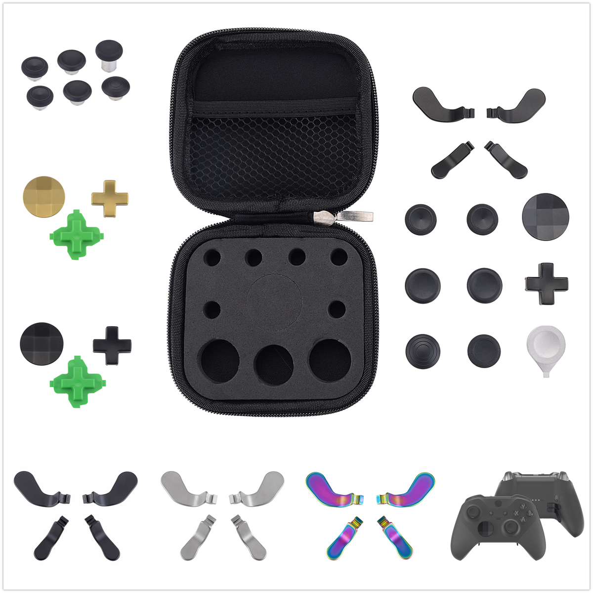 Magnetic Thumbstick D-pad Paddle Replace For Xbox One Elite Series