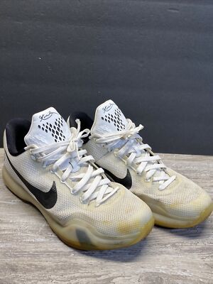 Nike Kobe 10 X Low Fundamentals White Black Size 15 Sneakers