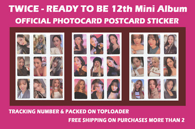 TWICE - READY TO BE 12th Mini Album Digipack OFFICIAL PHOTOCARD