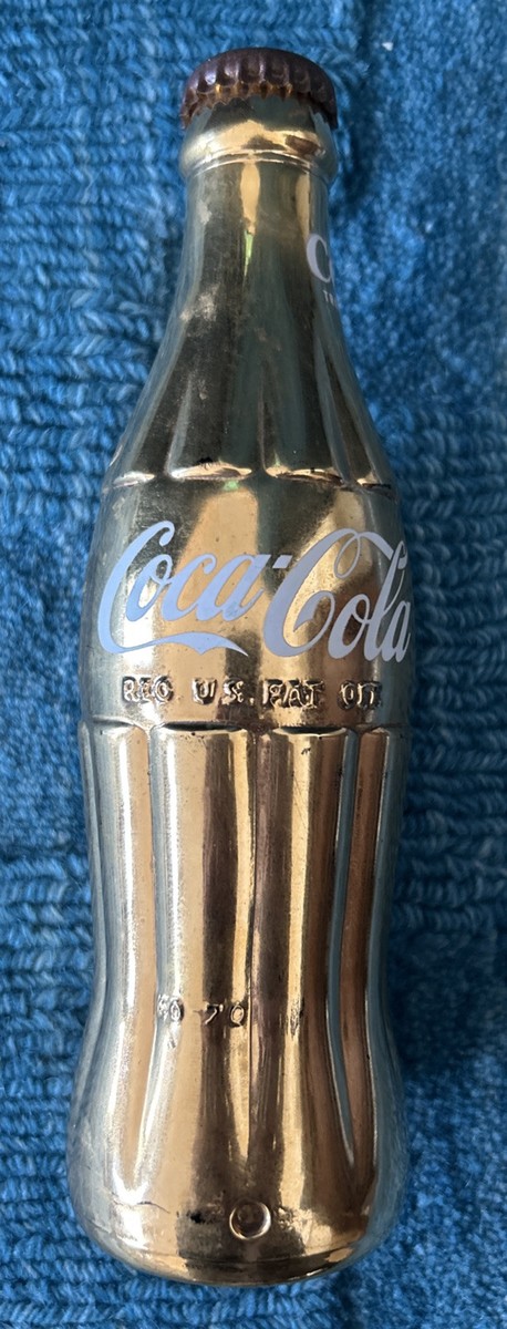 Gold Coca Cola 50th Anniversary 1910-1960 Bottle 7.75” H | eBay