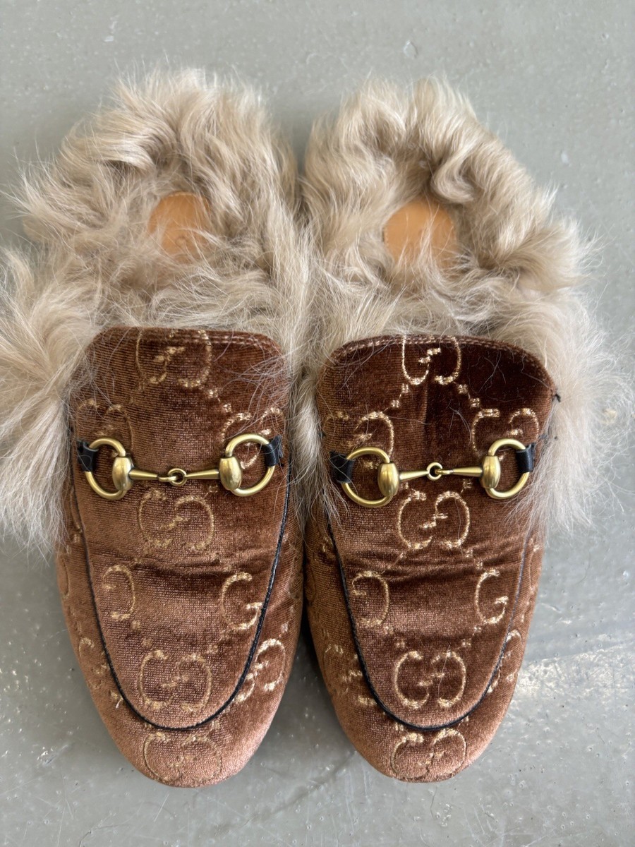 ま*迎様 美品 GUCCI プリンスタウン クーリエ スリッパ ミュール