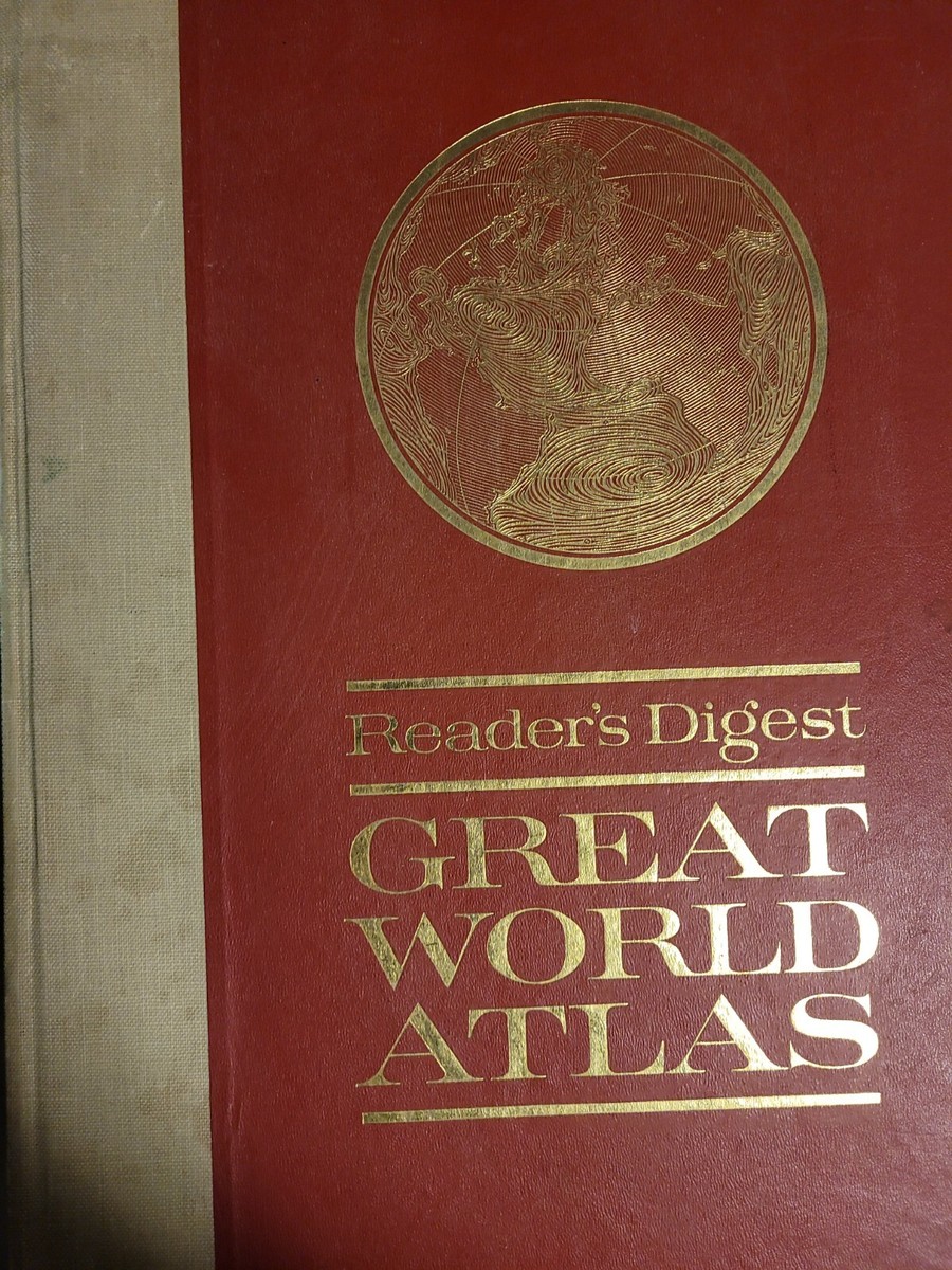 Reader's Digest Great World Atlas First Edition Hardcover 1963 2-5