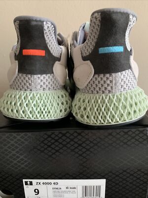 Size 9 Adidas ZX 4000 4D 'I Want, I Can' EF9624 Shoes Sneaker