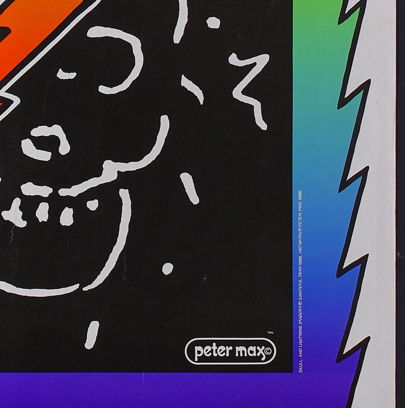 1988 GRATEFUL DEAD Spring Tour Poster Hand Signed Autographed by