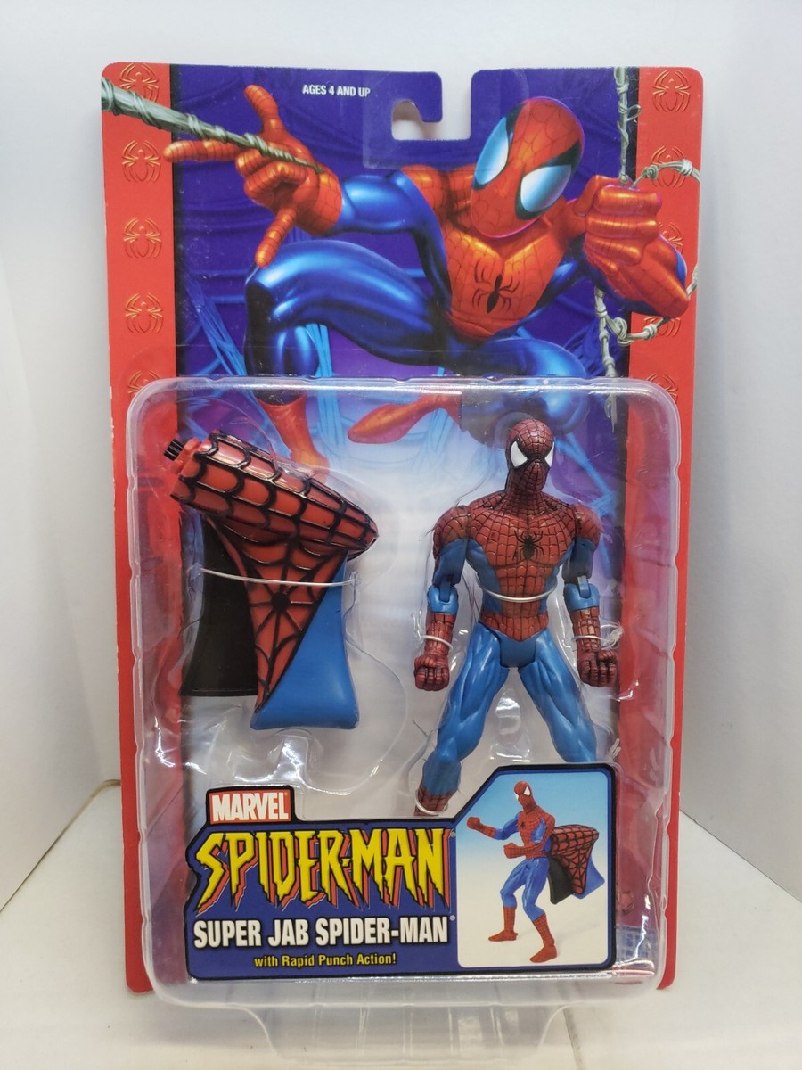 TOYBIZ MARVEL SPIDER-MAN CLASSIC 2004 SUPER JAB SPIDER-MAN 6