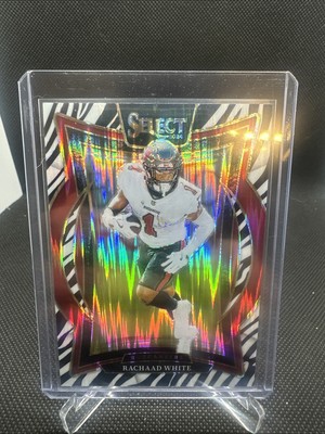 2024 Panini Select-Rachaad White Zebra Prizm SSP NFL Bucs | eBay