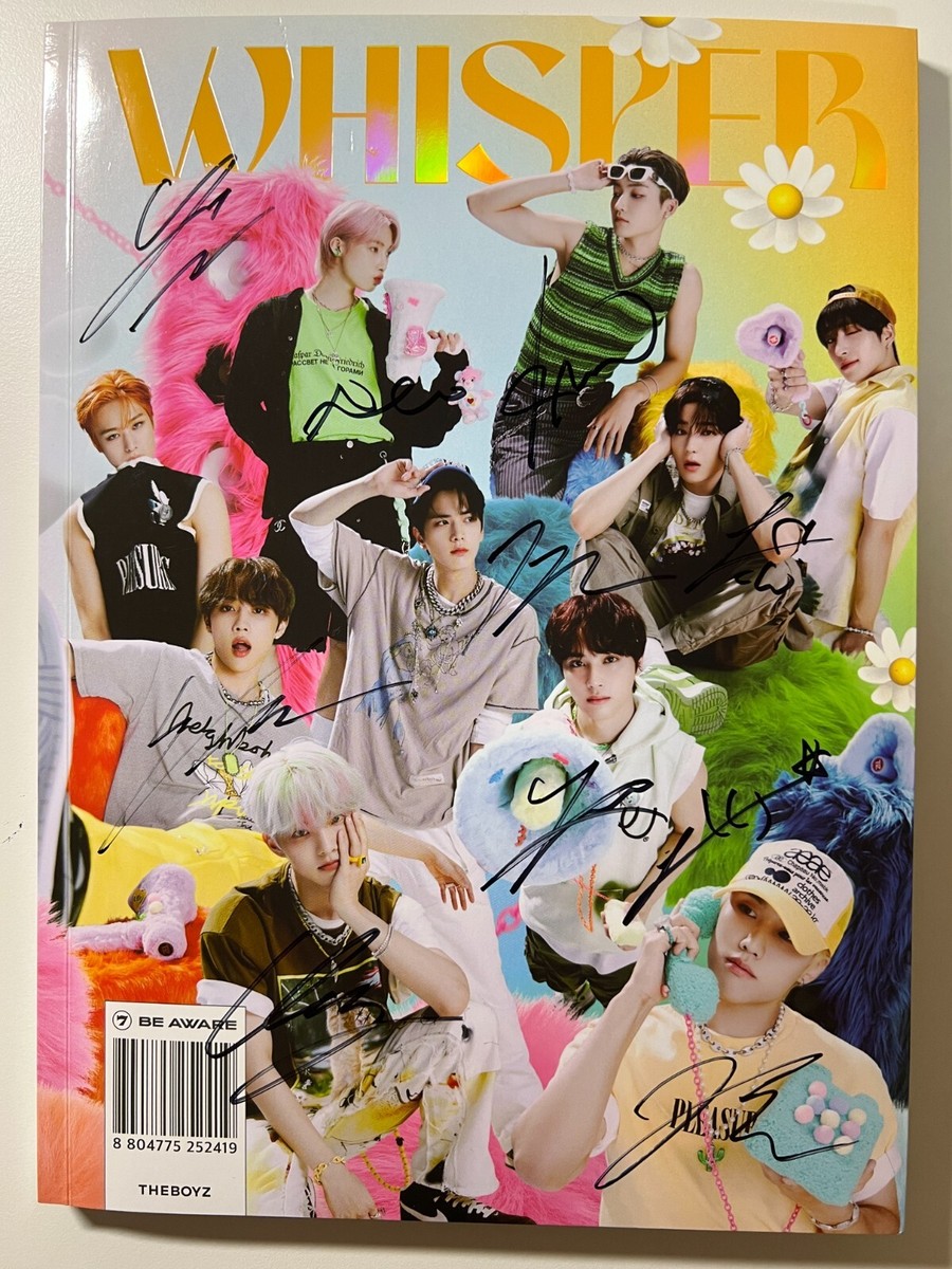 THE BOYZ [Whisper] Autographed Signed Album TBZ THEBOYZ | eBay