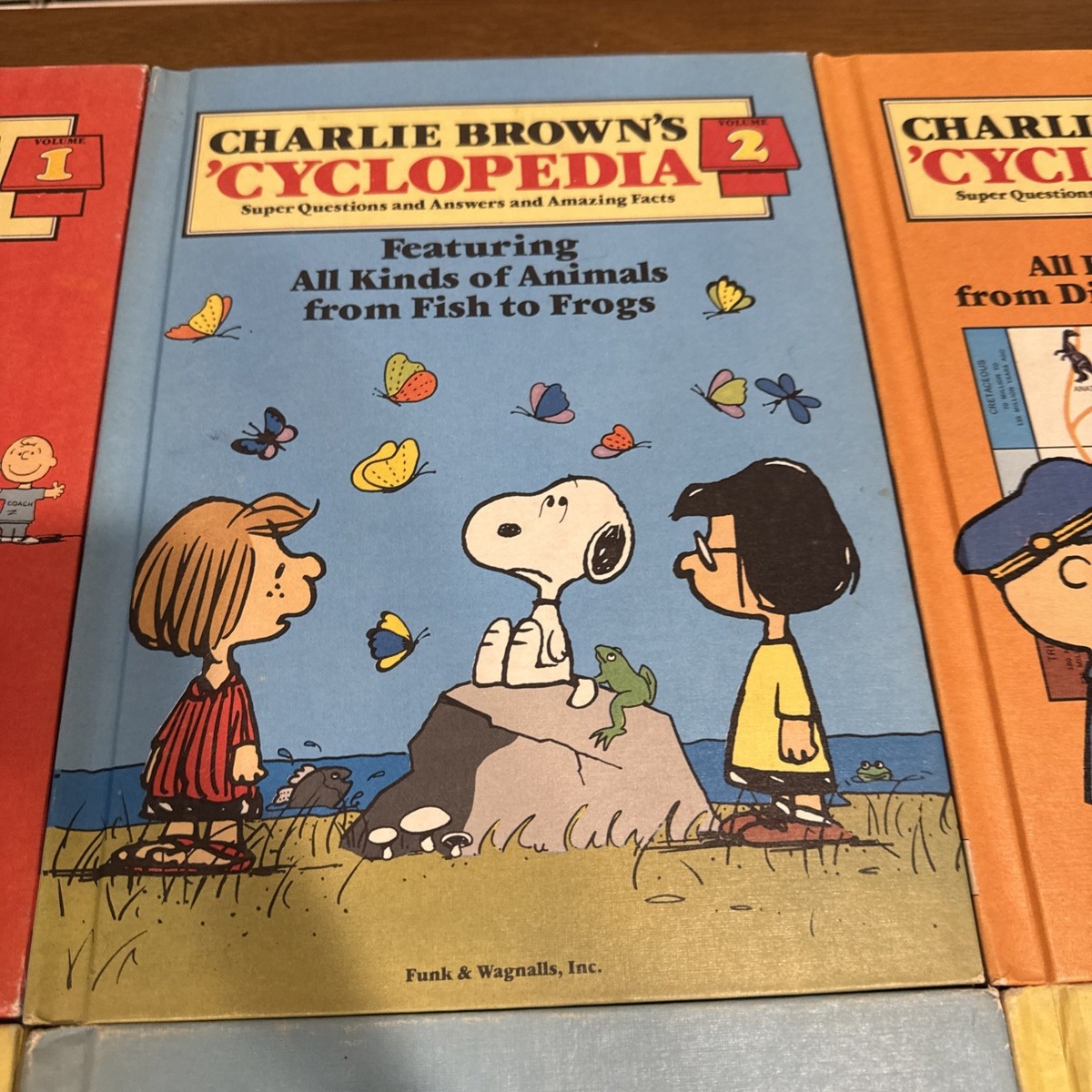 Charlie Brown's Cyclopedia Books Vol 1–8, 11,12 Funk & Wagnalls