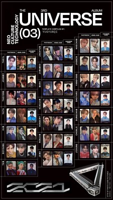 NCT 2021 ALBUM UNIVERSE OFFICIAL PHOTOCARD - JEWEL CASE PHOTOCARD