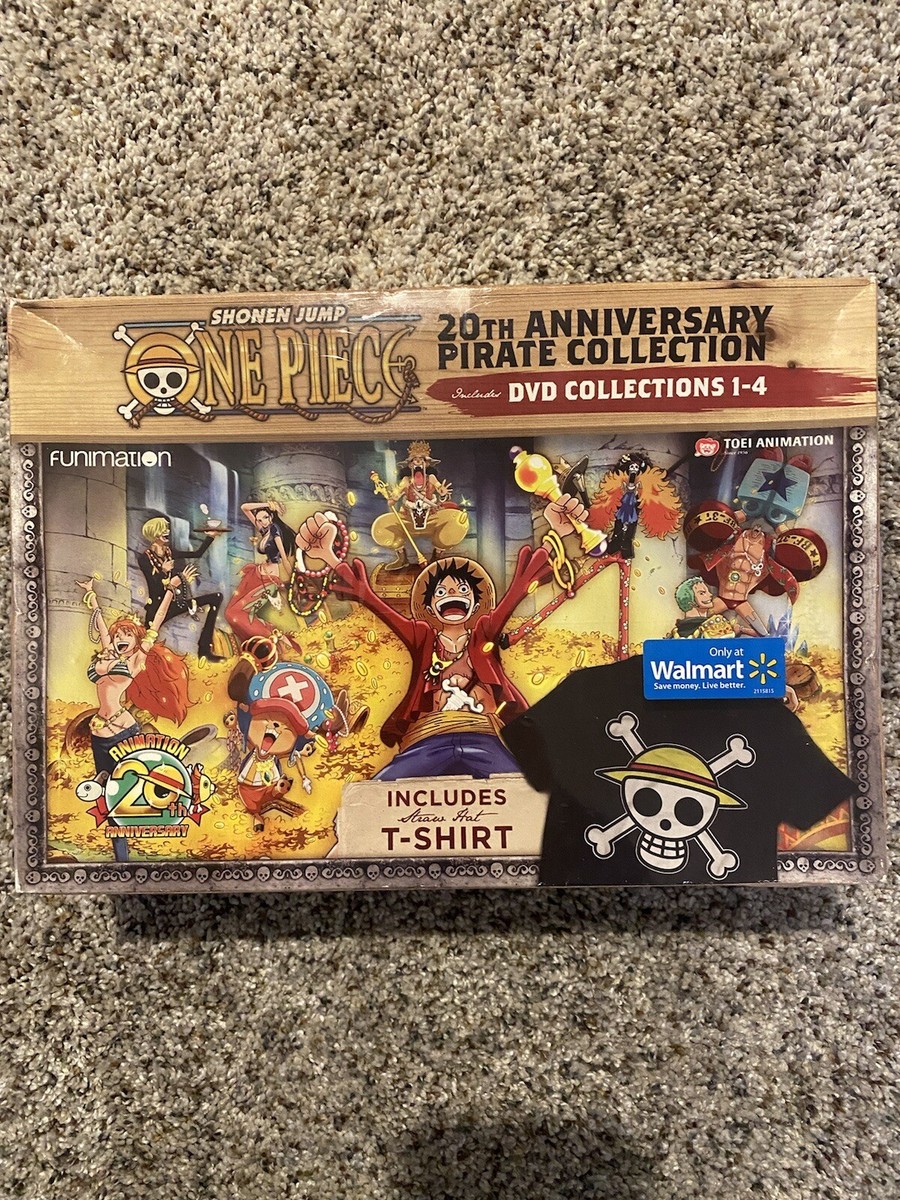 One Piece 20th Anniversary Pirate Collection DVD Box Set Walmart