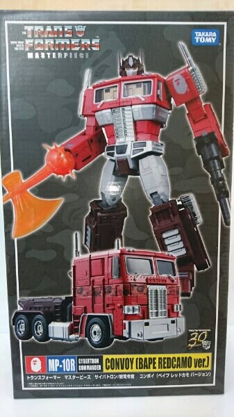 A BATHING APE × TRANSFORMERS MP-10R CONVOY BAPE RED CAMO VERSION