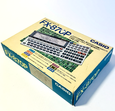 CASIO FX-870P Pocket Computer / RAM HD61700 / with Box & Manual