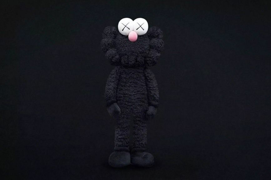 Kaws BFF Black Plush Companion Doll Where the end starts Limited
