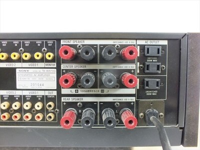 SONY TA- AV670 アンプ 動作確認済み リモコン付き SONY TA-AV670G
