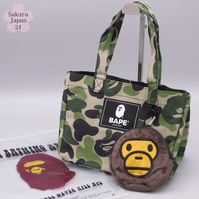 BAPE KIDS Tote Bag & MILO Foldable Eco Bag 2021 SS Japanese