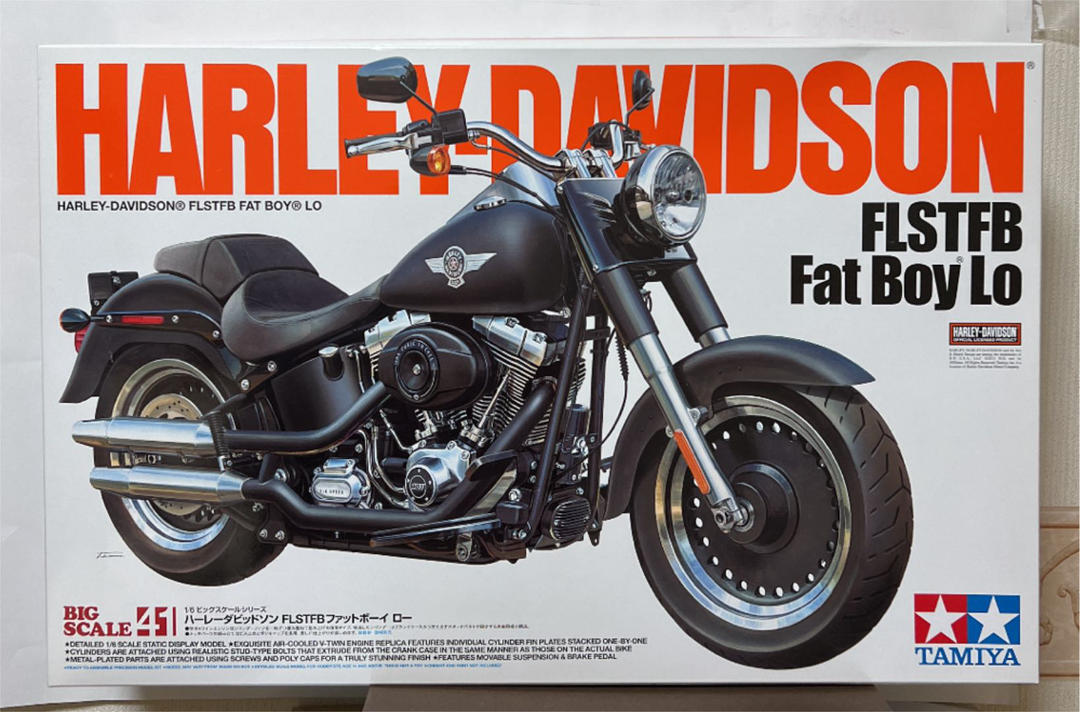 New】TAMIYA HARLEY DAVIDSON FLSTFB FAT BOY LO 1/6 SCALE 16041 JP