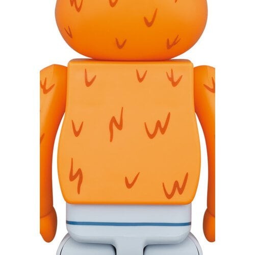 400% & 100% Bearbrick set - Oscar The Grouch - Original Orange