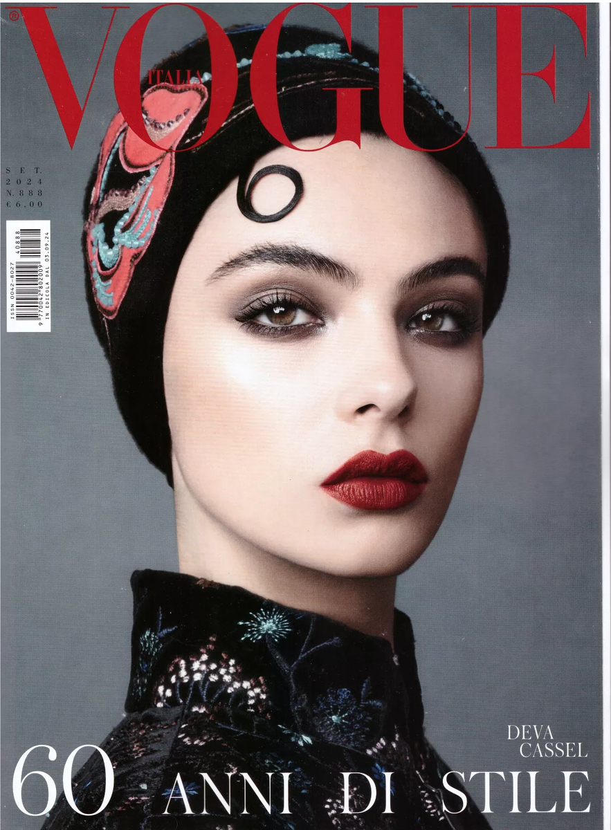 Vogue Italia Magazine Sept 2024 | Deva Cassel on a Cover | eBay