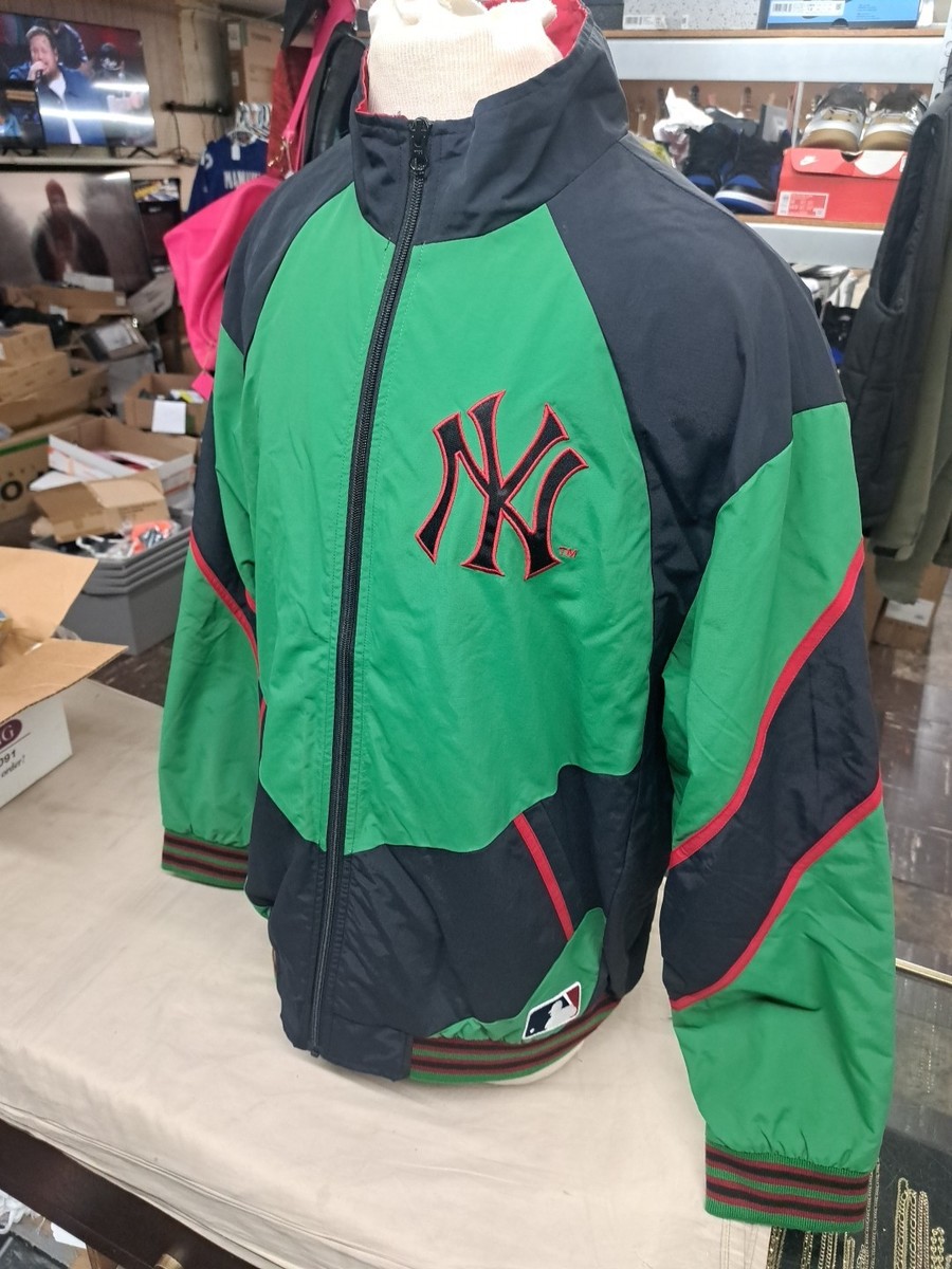 Supreme x MLB New York Yankees Track Jacket Green FW21 SZ XL Free