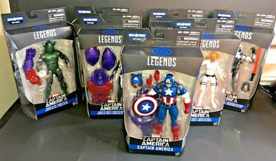 Marvel Captain America Legends Wave 1 Whirl Wind + BAF Red Skull