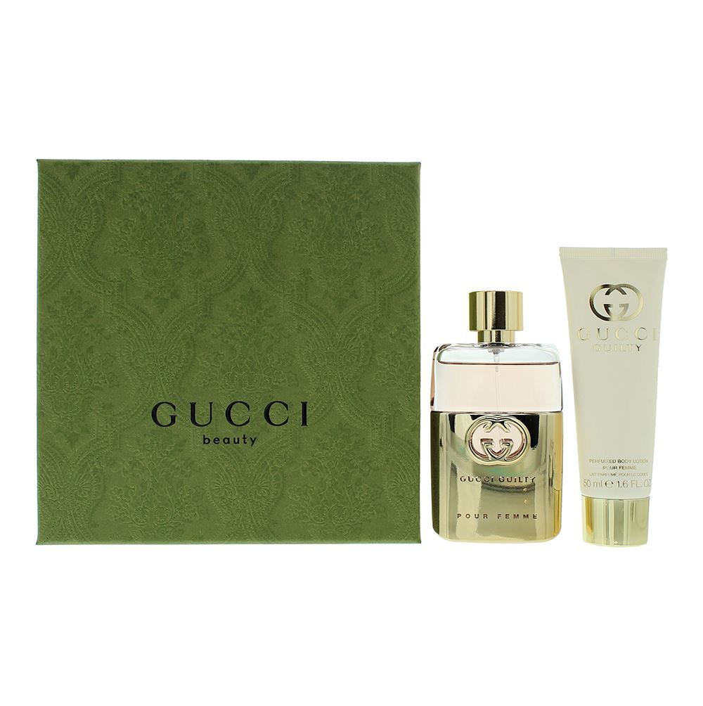 Gucci Guilty Pour Femme 2 Piece Gift Set: EDP 50ml - Body Lotion