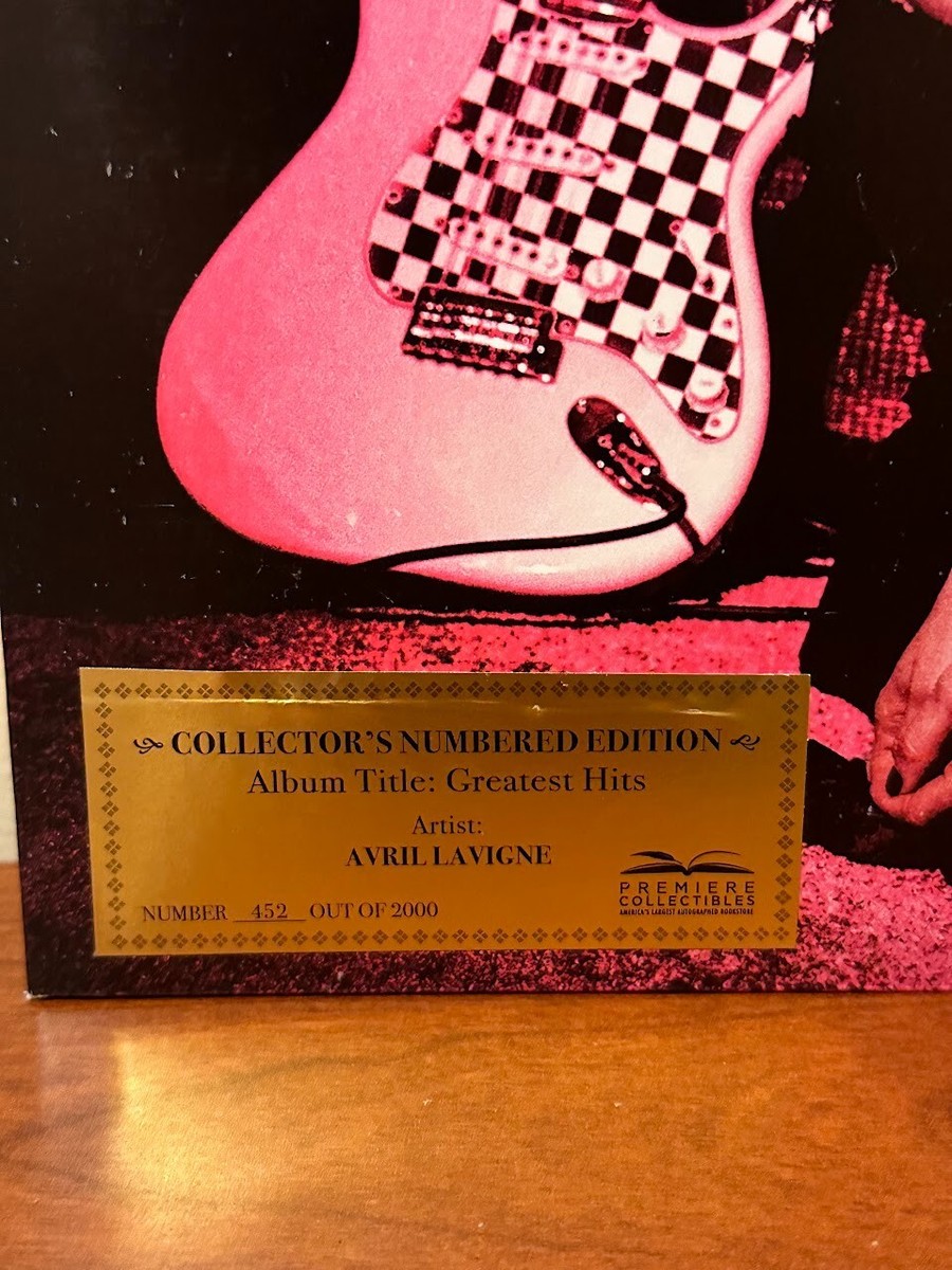 Avril Lavigne Greatest Hits Vinyl 2xLP Hand Signed & Numbered