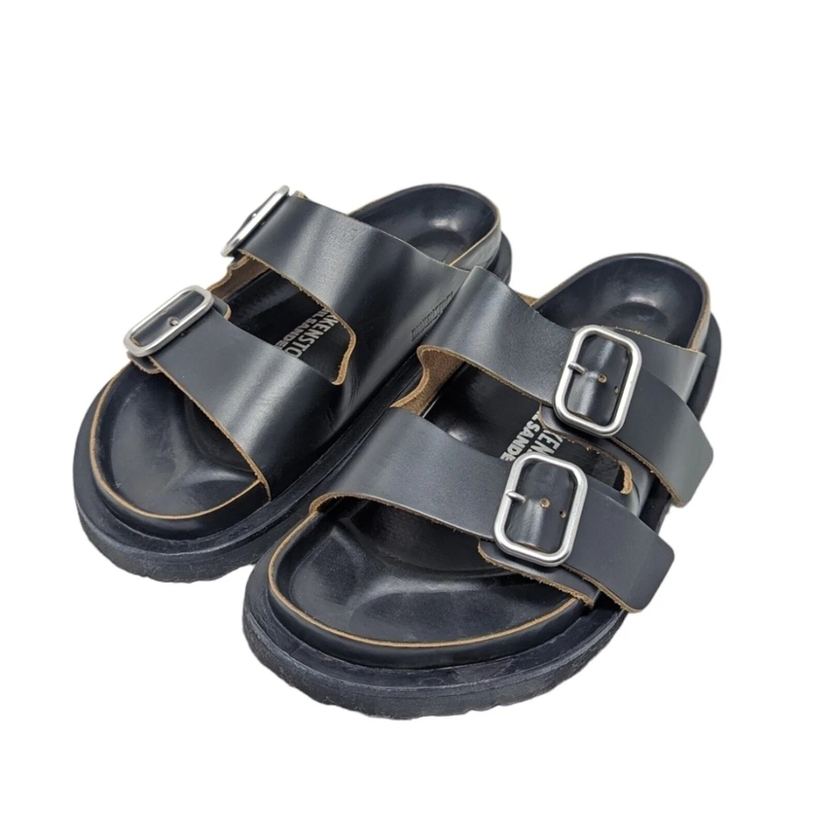 あいうえお】ジルサンダー ブラックラップスタイルサンダル あいうえお