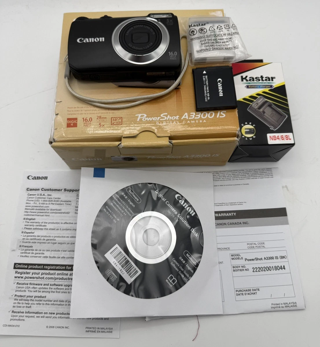 Preços baixos em Canon PowerShot A3300 IS Câmeras Digitais Canon