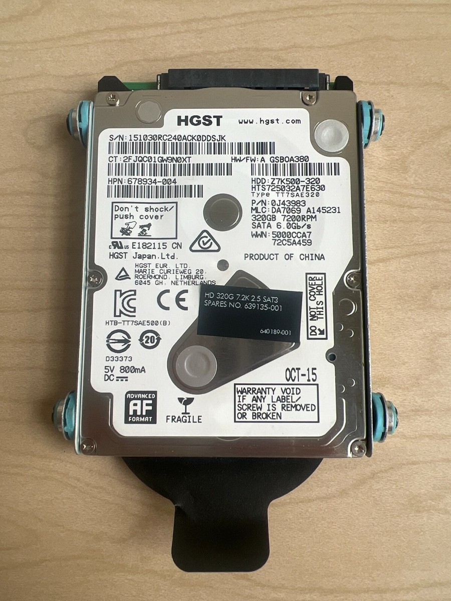 HGST 320GB SATA HDD中古品 20台まとめてみました。 HGST 320GB SATA