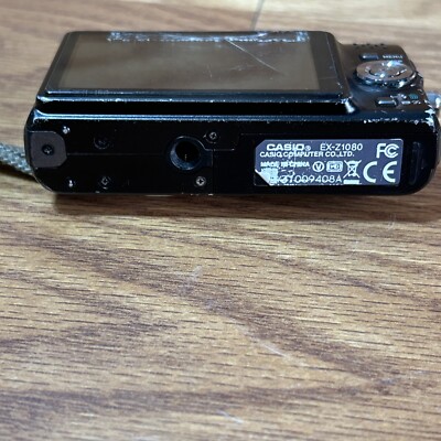 Casio Exilim EX-Z1050 10.1MP Digital Camera - Black *TESTED | eBay