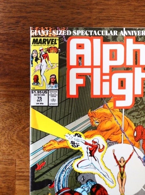ALPHA FLIGHT #75 GIANT-SIZED (OCT 1989, MARVEL) Comics 