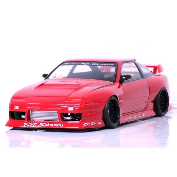 RC 1/10 Nissan 180SX RPS13 BN Sports official Clear Body Set