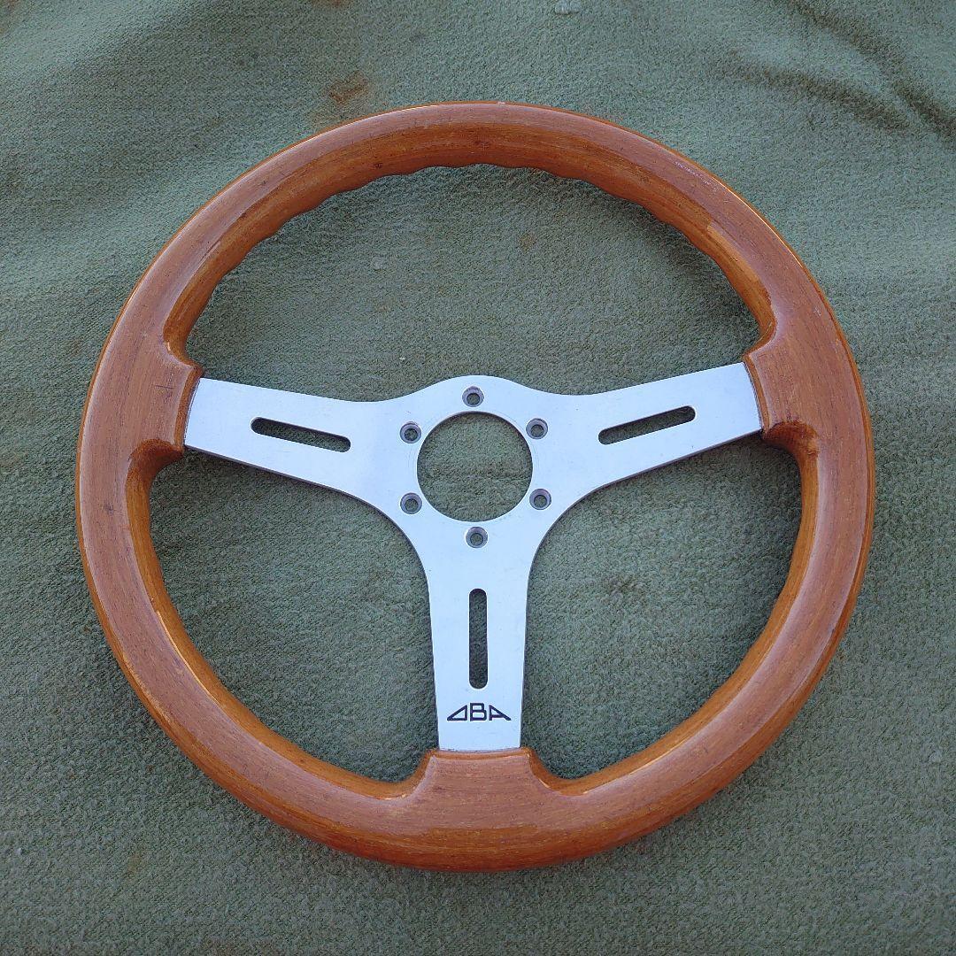 Vintage OBA Wood Steering Wheel 35cm MADE IN ITALY F/S | eBay