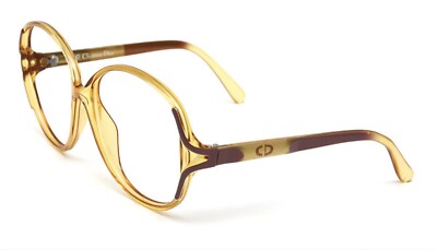 Vintage CHRISTIAN DIOR Ladies CD LOGO Eye Glasses Frame / MADE IN